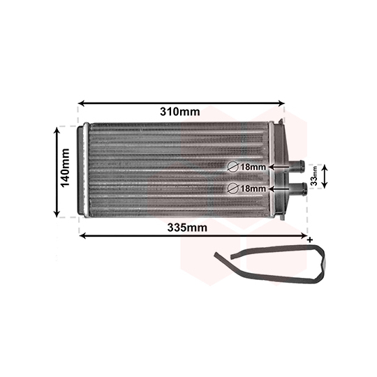 76006016 - Heat Exchanger, interior heating 