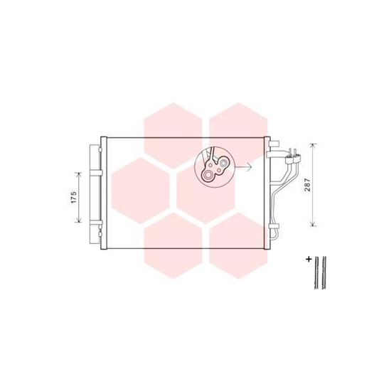 82005308 - Condenser, air conditioning 