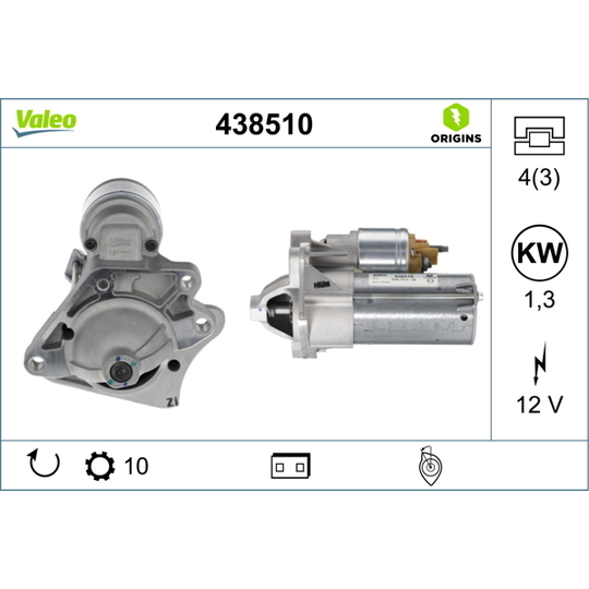 438510 - Käynnistinmoottori 