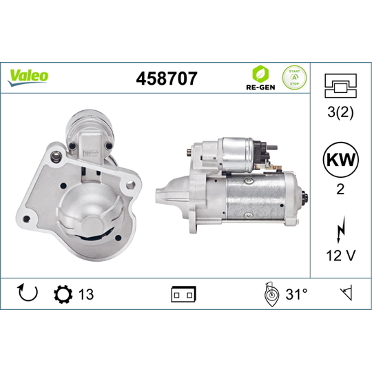 458707 - Startmotor 