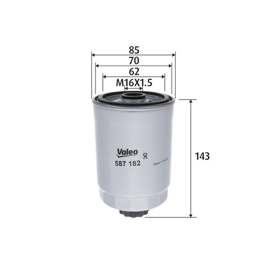 587182 - Fuel filter 