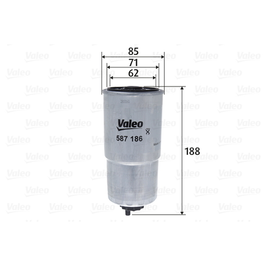 587186 - Fuel filter 