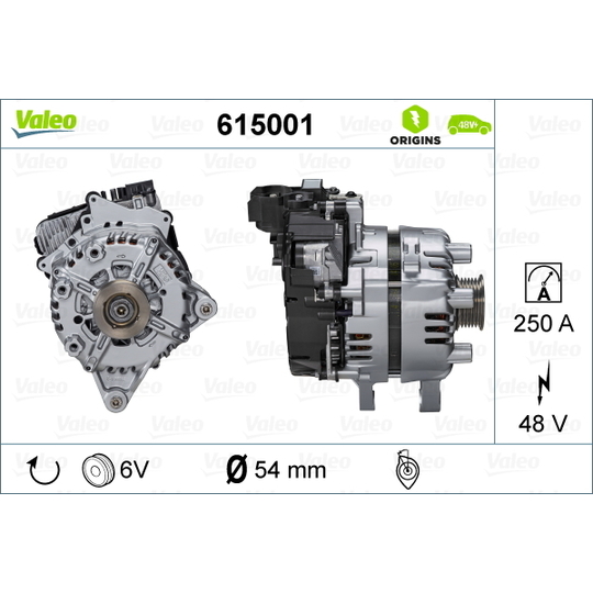 615001 - Alternator, starter 