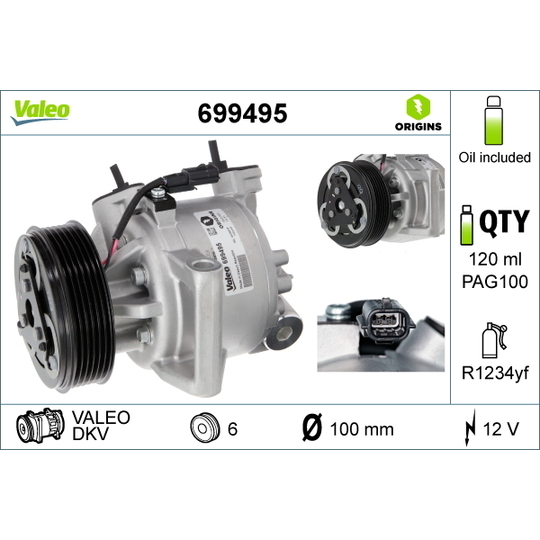 699495 - Compressor, air conditioning 