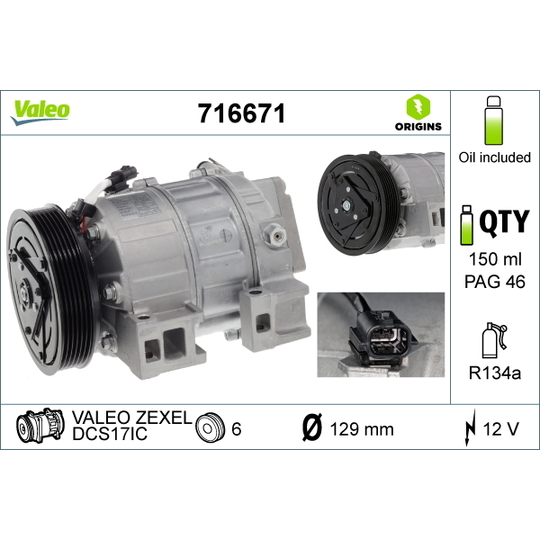 716671 - Compressor, air conditioning 