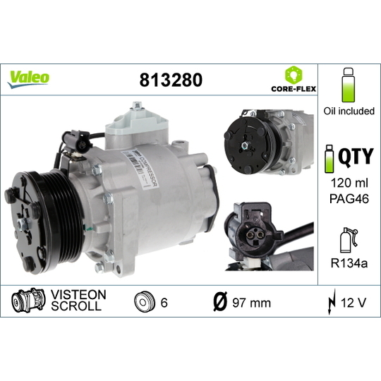 813280 - Compressor, air conditioning 