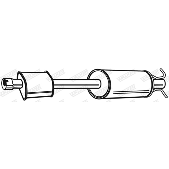 24150 - Centre/Rear Muffler 