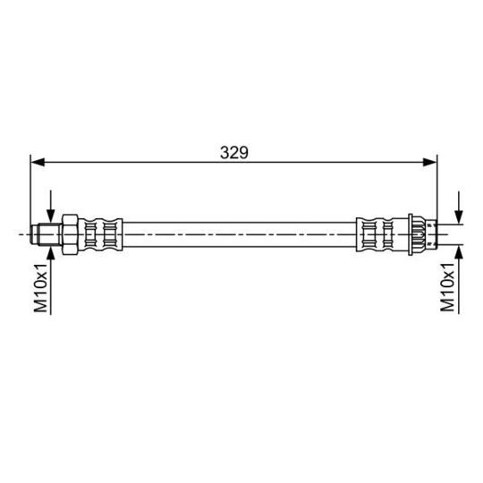 1 987 481 032 - Brake Hose 