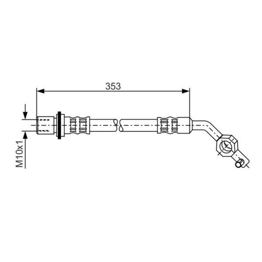 1 987 481 036 - Brake Hose 