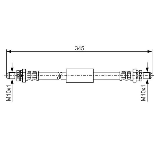 1 987 481 097 - Brake Hose 