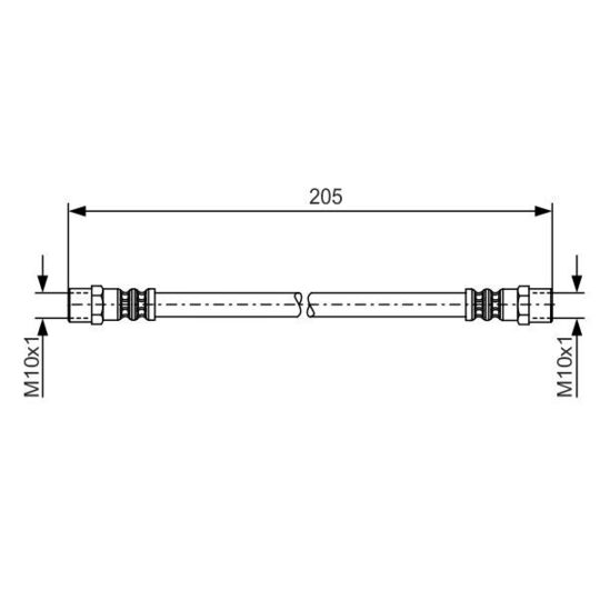 1 987 481 191 - Brake Hose 