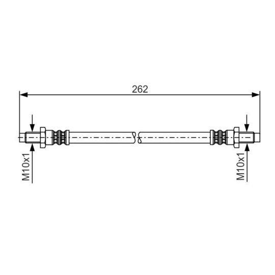 1 987 481 203 - Brake Hose 