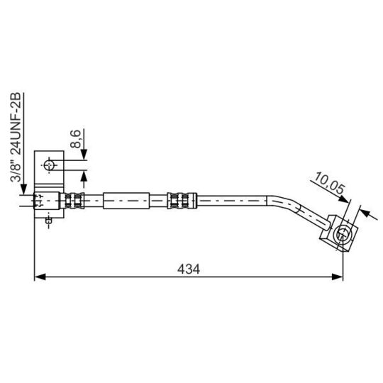 1 987 481 333 - Brake Hose 