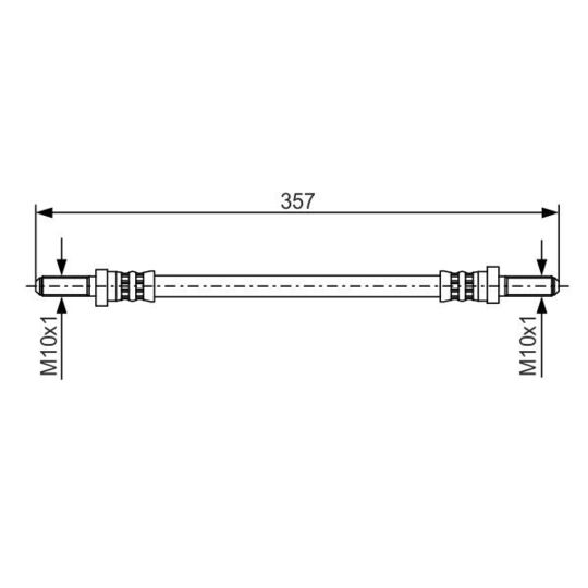 1 987 481 351 - Brake Hose 