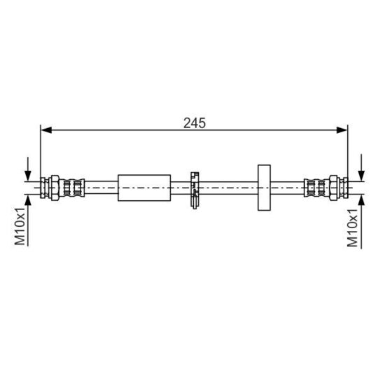 1 987 481 334 - Brake Hose 