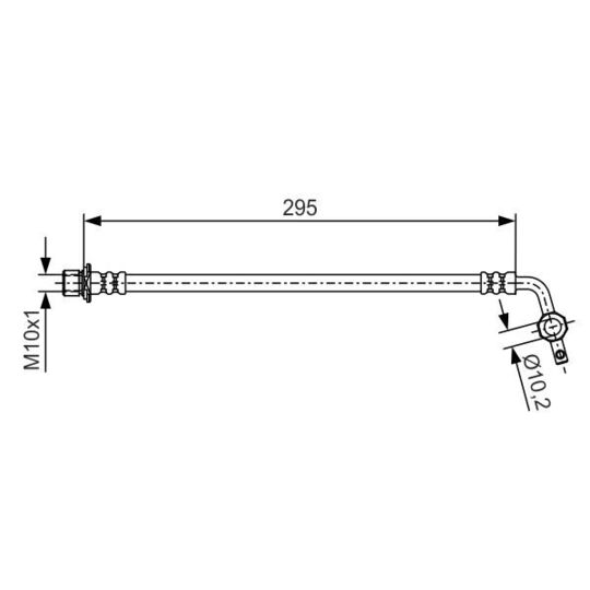 1 987 481 462 - Brake Hose 