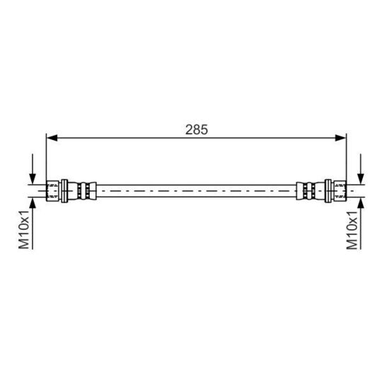 1 987 481 412 - Brake Hose 