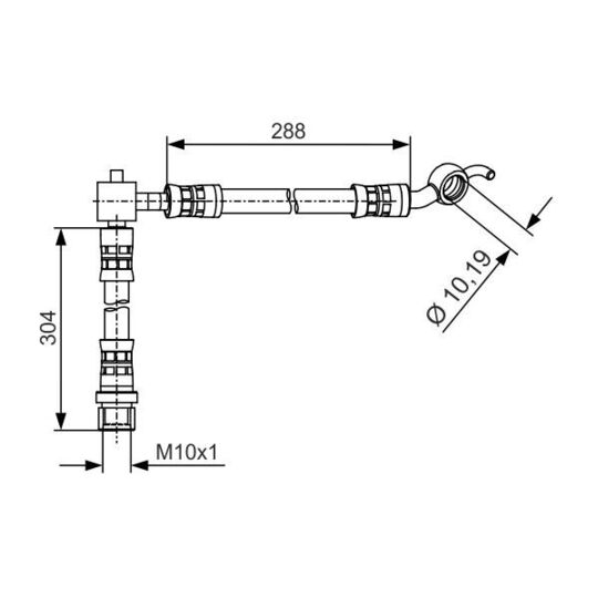 1 987 481 486 - Brake Hose 