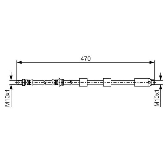 1 987 481 481 - Brake Hose 