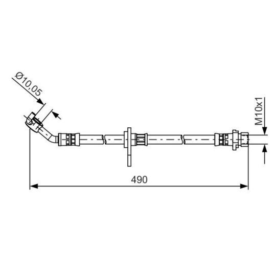 1 987 481 520 - Brake Hose 