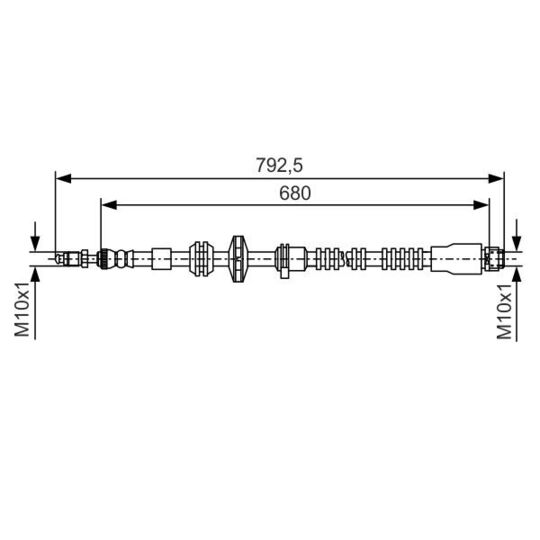 1 987 481 546 - Bromsslang 