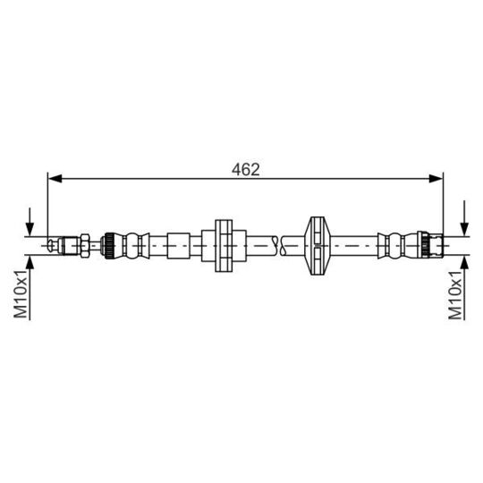 1 987 481 565 - Brake Hose 