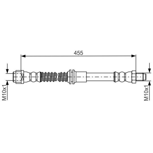 1 987 481 747 - Brake Hose 