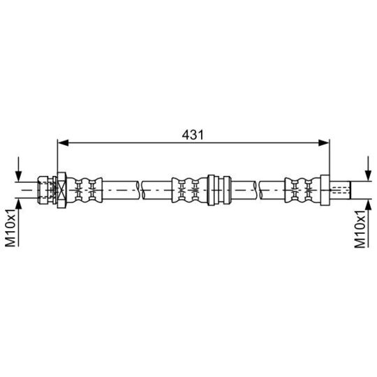 1 987 481 762 - Brake Hose 