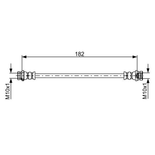 1 987 481 752 - Brake Hose 