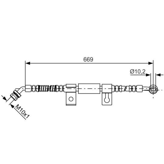 1 987 481 797 - Brake Hose 