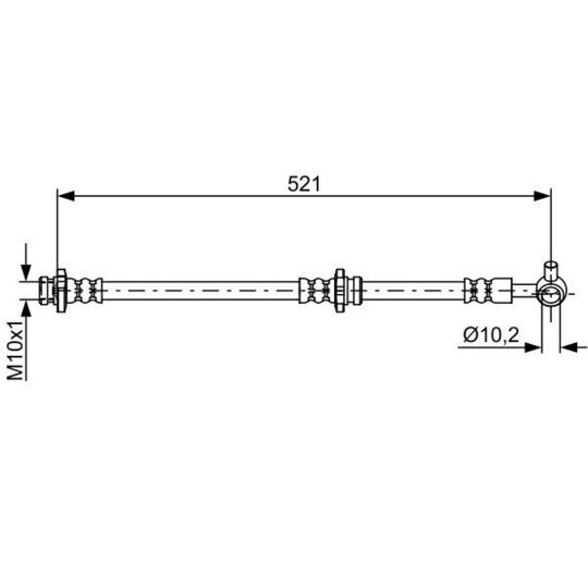 1 987 481 819 - Brake Hose 