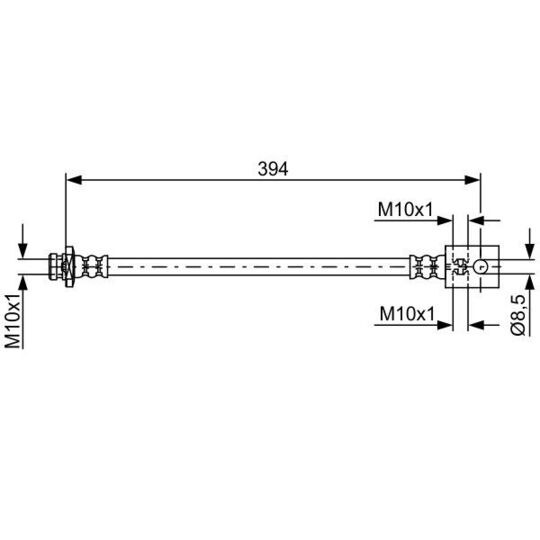 1 987 481 818 - Brake Hose 