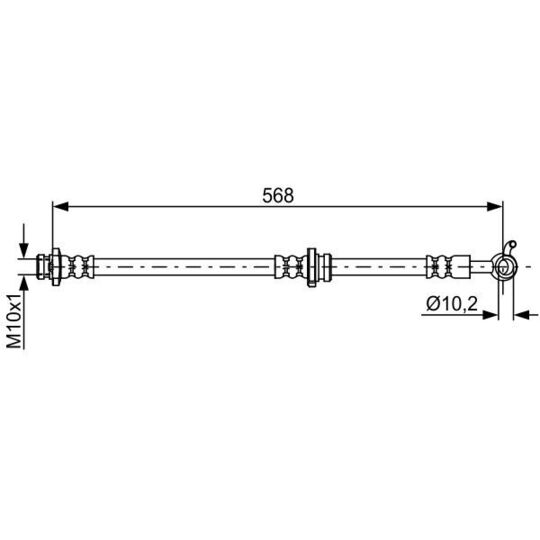 1 987 481 821 - Brake Hose 