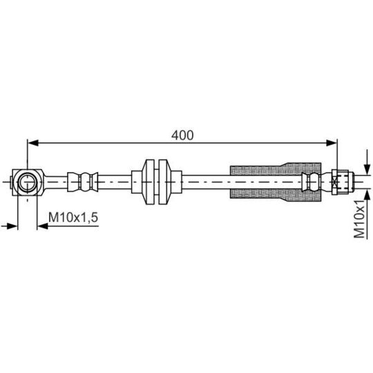 1 987 481 803 - Brake Hose 