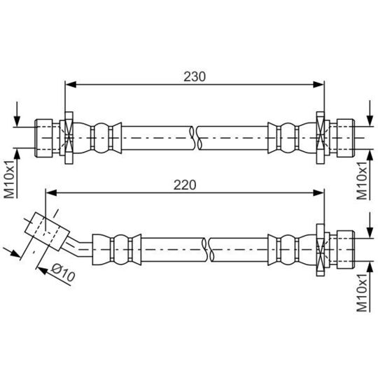 1 987 481 800 - Brake Hose 