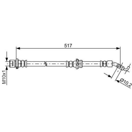 1 987 481 812 - Brake Hose 