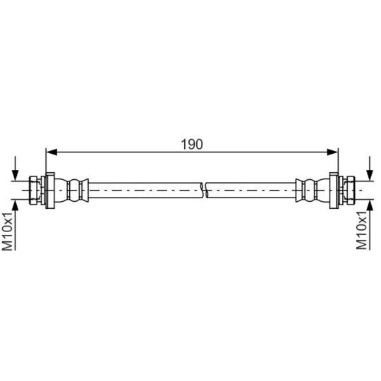 1 987 481 831 - Brake Hose 