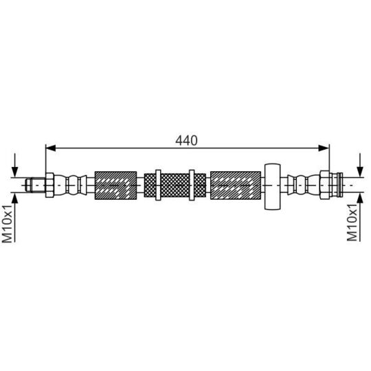 1 987 481 844 - Brake Hose 