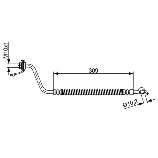 1 987 481 877 - Brake Hose 