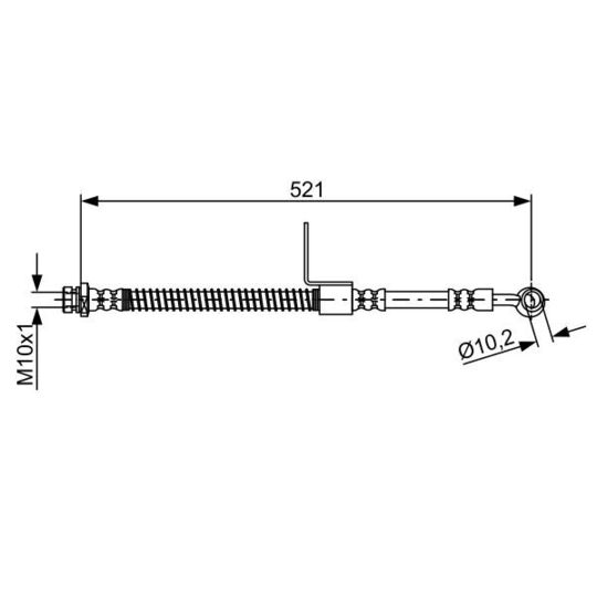 1 987 481 865 - Brake Hose 