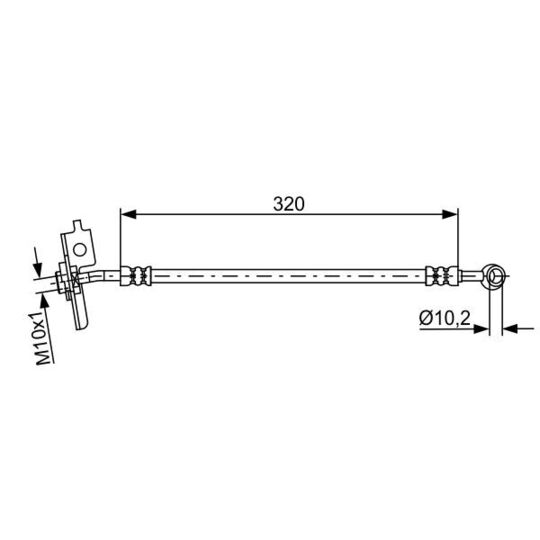 1 987 481 870 - Brake Hose 