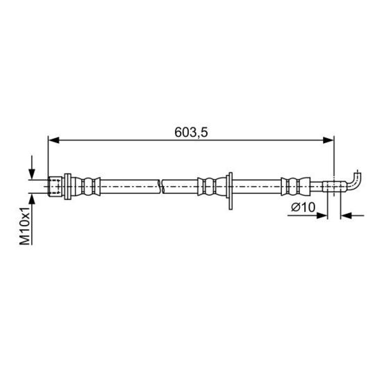 1 987 481 910 - Brake Hose 