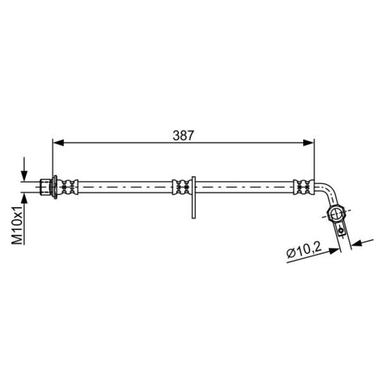 1 987 481 902 - Brake Hose 