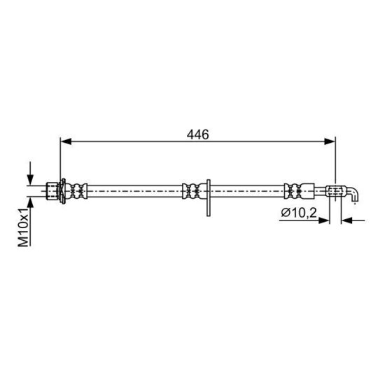 1 987 481 914 - Brake Hose 