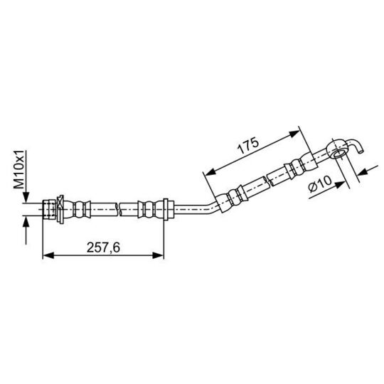 1 987 481 933 - Brake Hose 