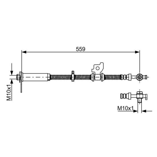 1 987 481 941 - Brake Hose 