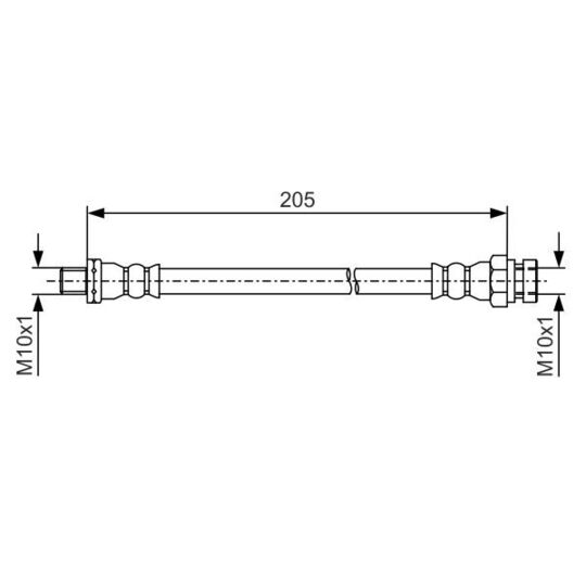 1 987 481 976 - Brake Hose 