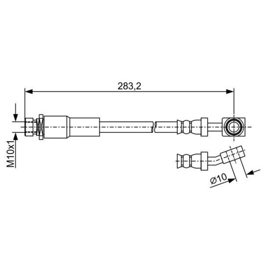 1 987 481 972 - Brake Hose 