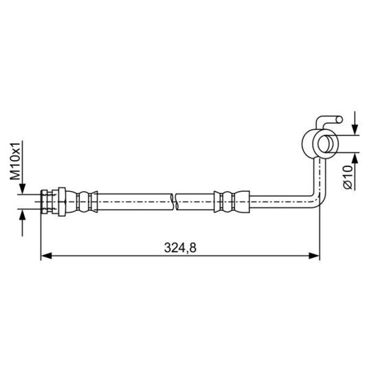 1 987 481 971 - Brake Hose 