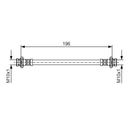 1 987 481 A34 - Brake Hose 